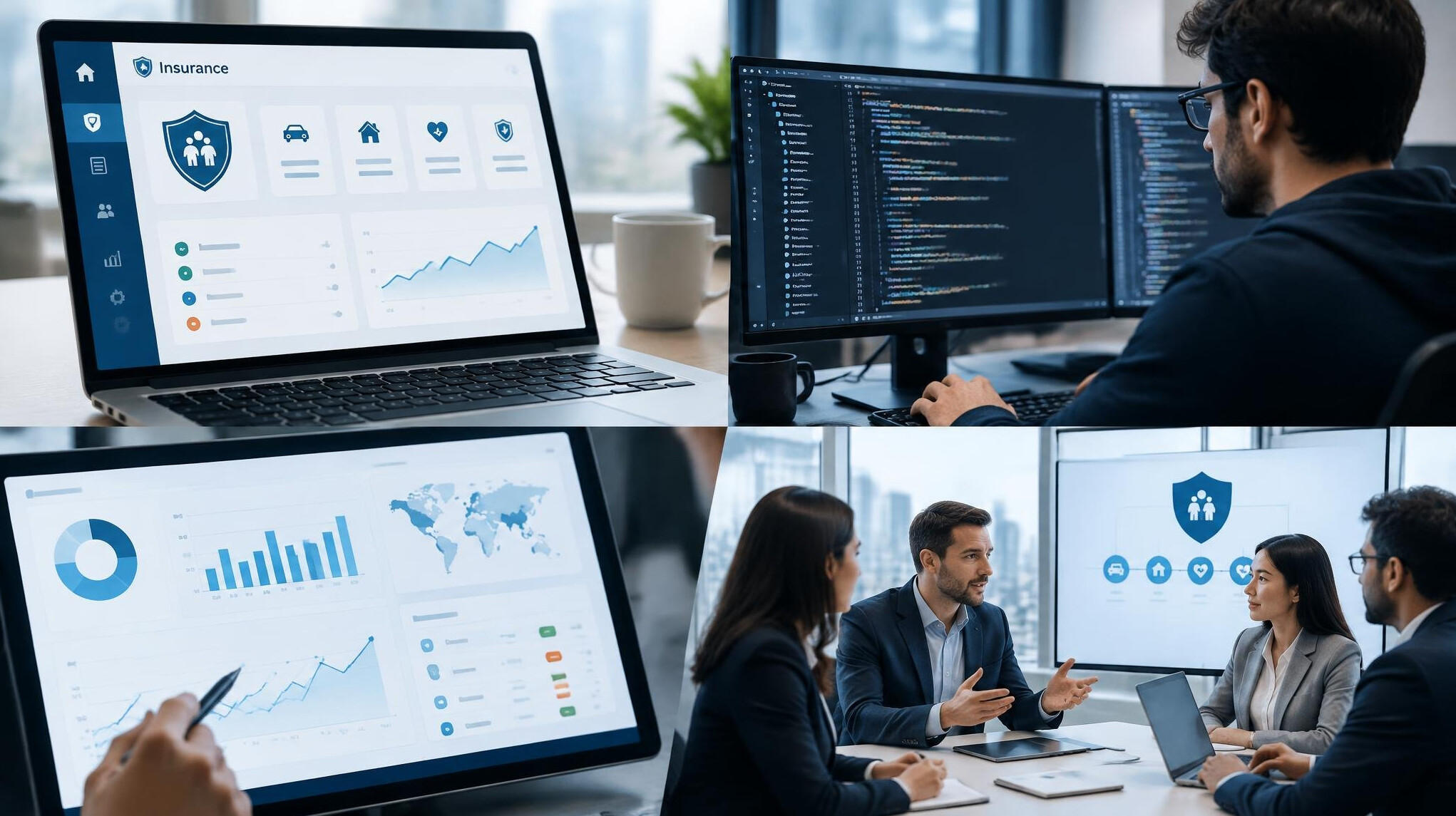 insurance software interface